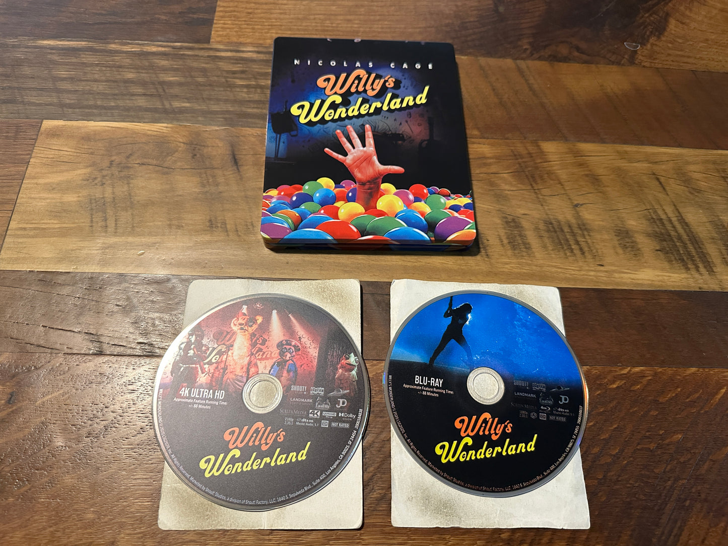 Willy’s Wonderland (4K Ultra HD/Blu ray, Steelbook, Scream Factory)