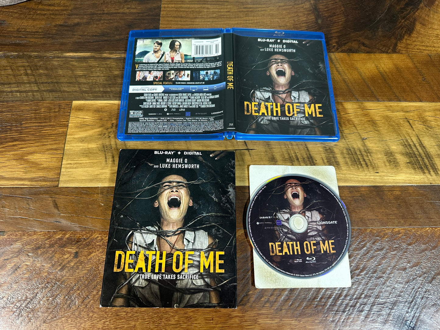 Death of Me (Blu ray, Lionsgate, Slipcover, Widescreen, No Digital)