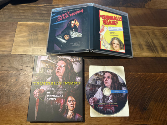 Criminally Insane Blu ray-Vinegar Syndrome-Vinegar Slipcover-