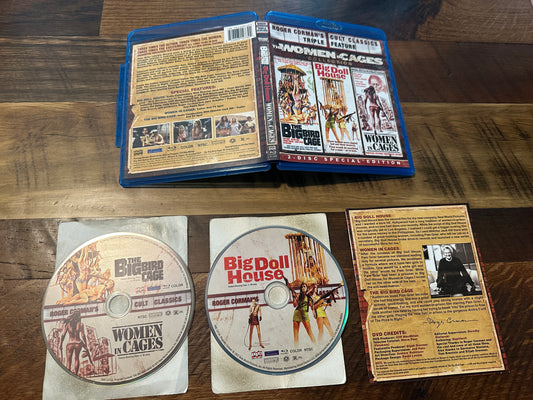 The Women in Cage Collection (Blu ray, Shout Factory, Roger Corman Classics)