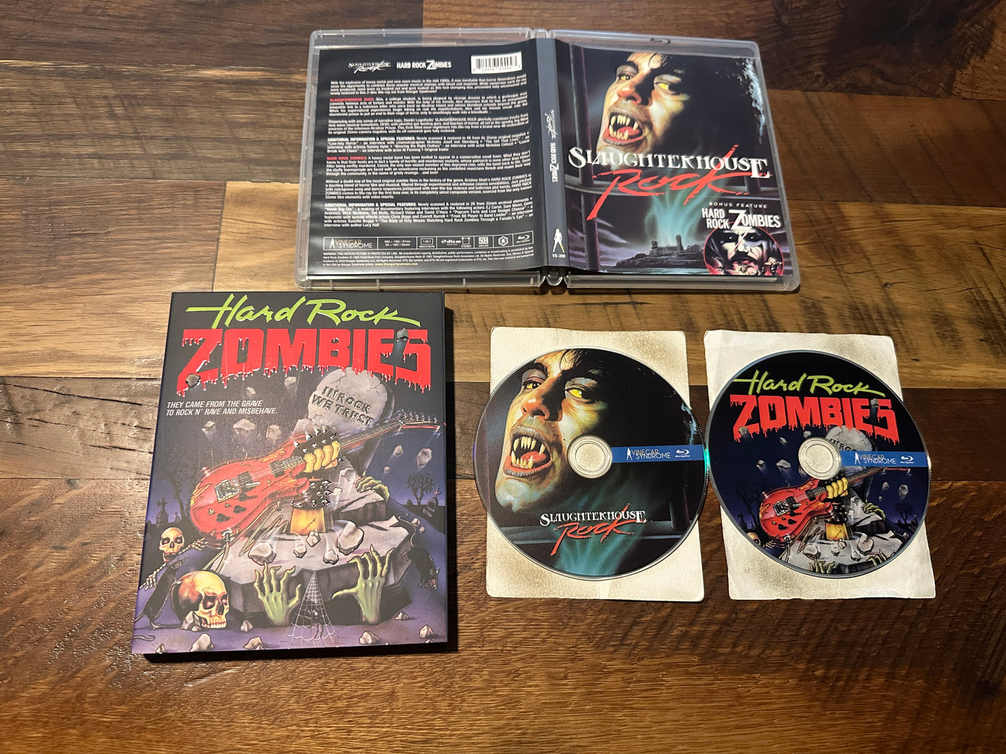 Hard Rock Zombies & Slaughterhouse Rock Blu ray-Vinegar-Slip