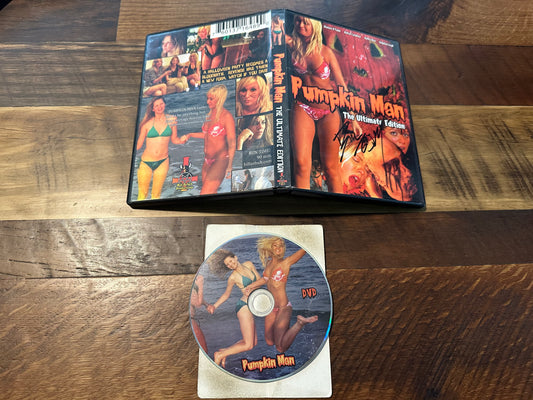 Pumpkin Man DVD-Bill Zebub Production-Signed-The Ultimate Edition-