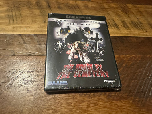 The House By The Cemetery (4K Ultra HD, Blue Underground, NEW/Sealed)
