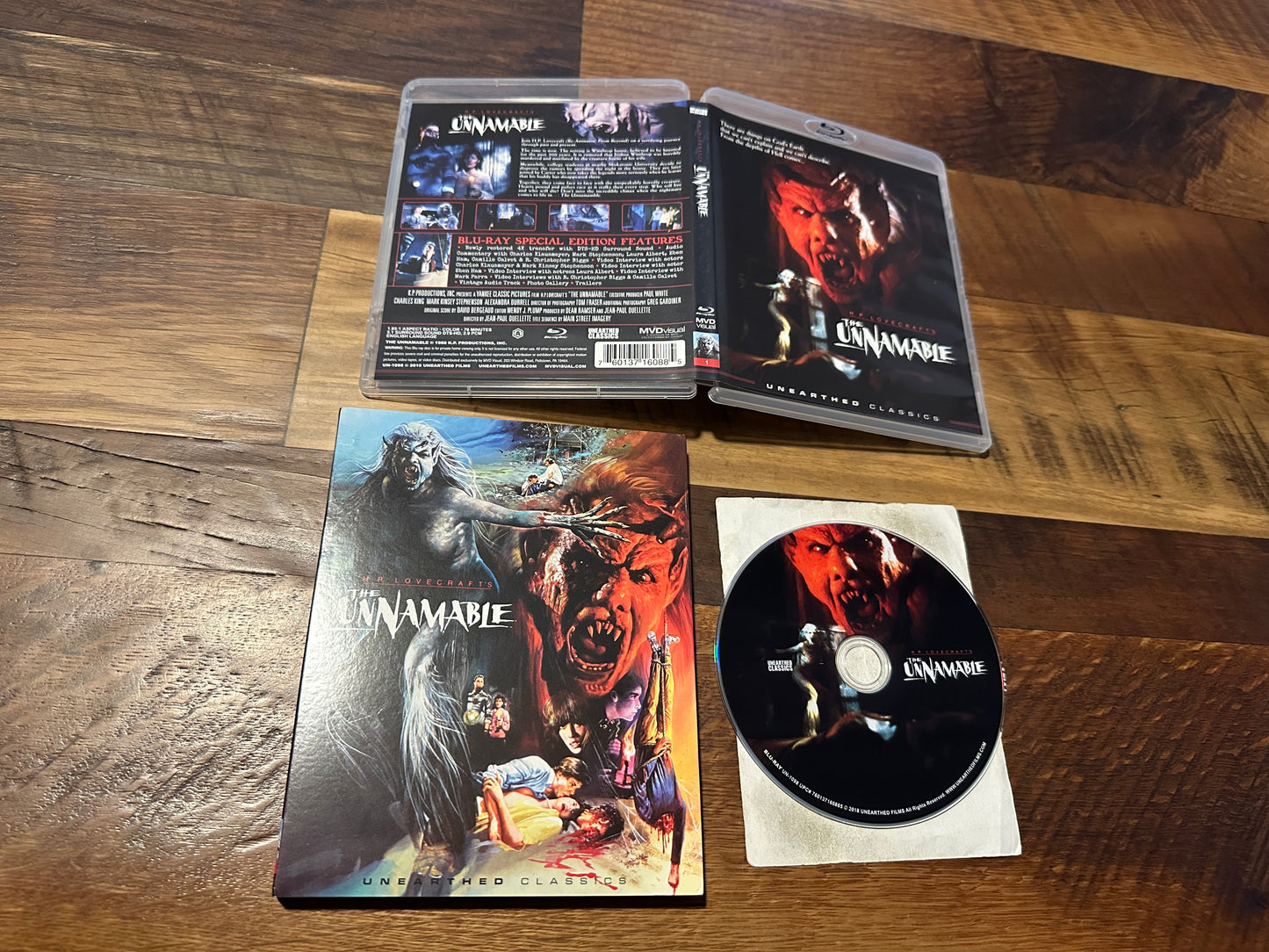 The Unnamable Blu ray-Unearthed Films-Slipcover-HP Lovecraft