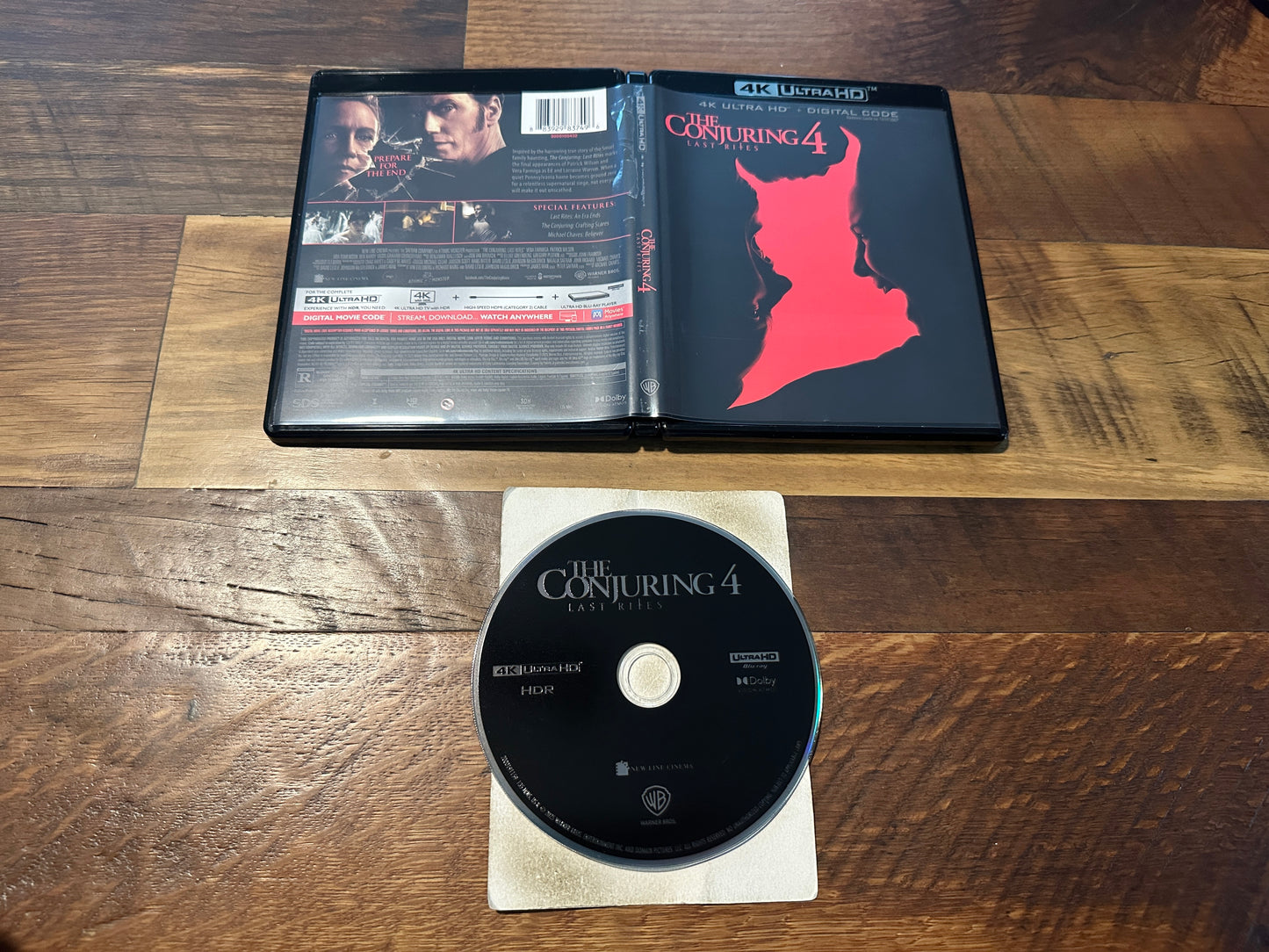 The Conjuring 4 Last Rites (4K Ultra HD/Blu ray, Warner Bros, No Digital)
