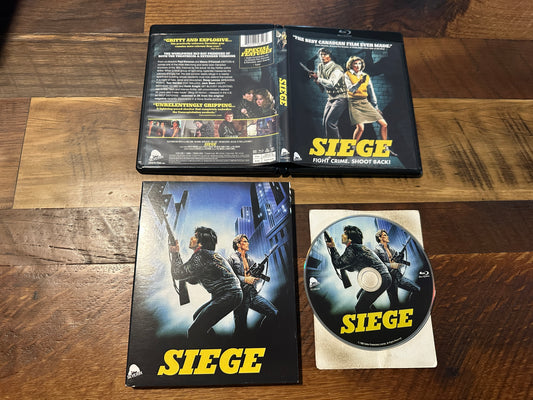 Siege (Blu ray, Severin, Rare Slipcover, 80's Classic Horror)