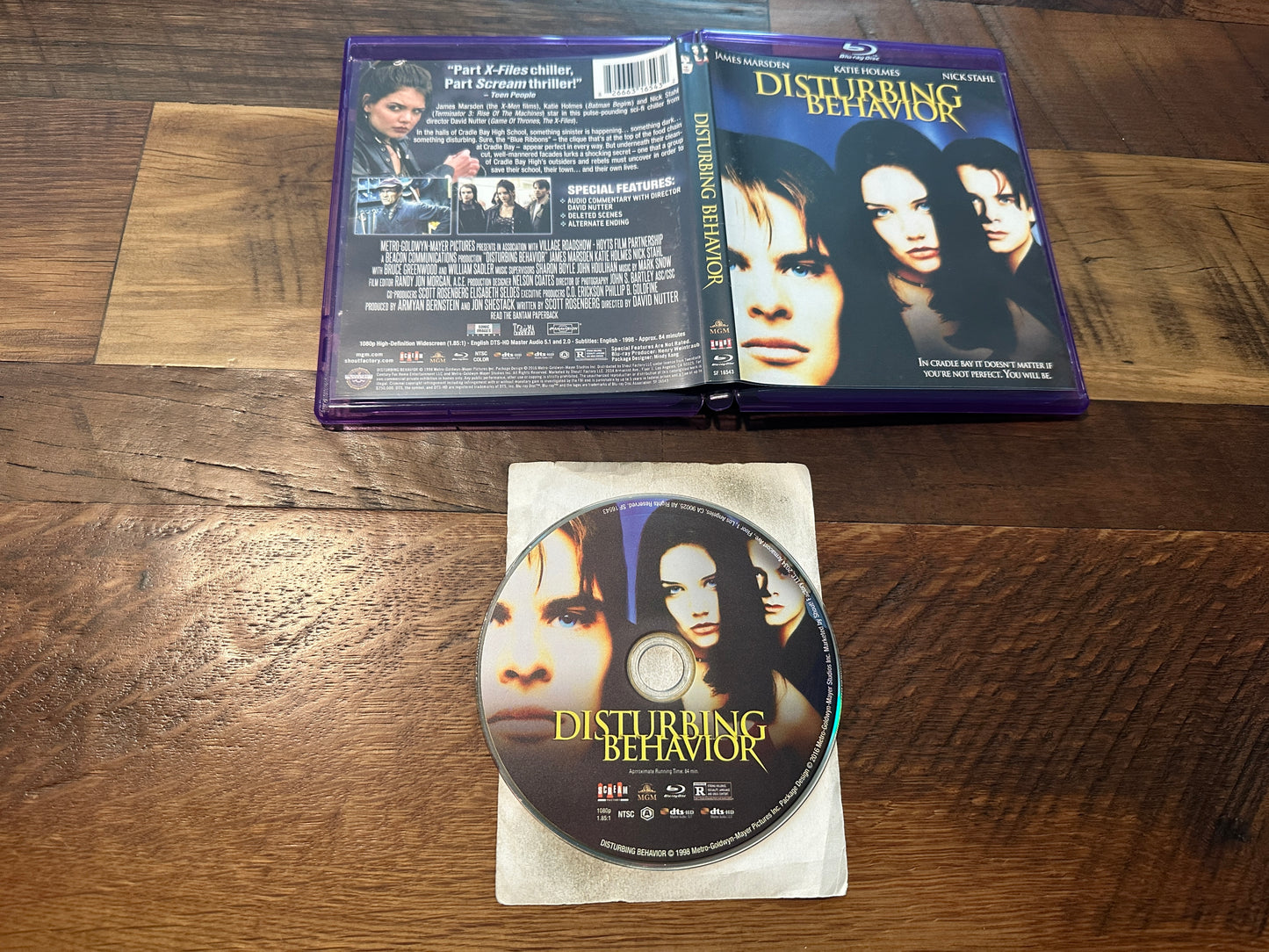 Disturbing Behavior (Blu ray, Scream Factory, 90’s Horror, Katie Holmes)