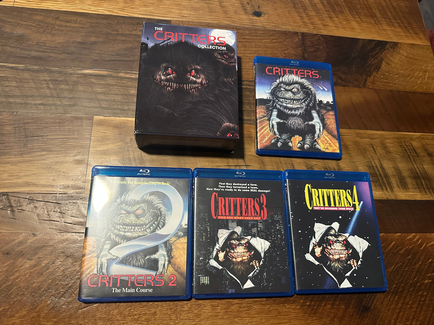 The Critters Collection (Blu ray, Scream Factory, Boxset, Part 1-4)