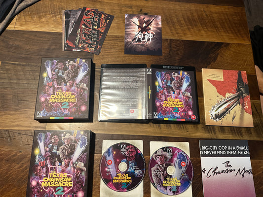 The Texas Chainsaw Massacre 2 (4K Ultra HD, Arrow Video, Limited Ed, Slip)