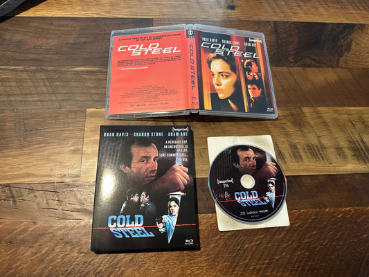 Cold Steel Blu ray-Imprint-80’s Classic-Sharon Stone-Slipcase-