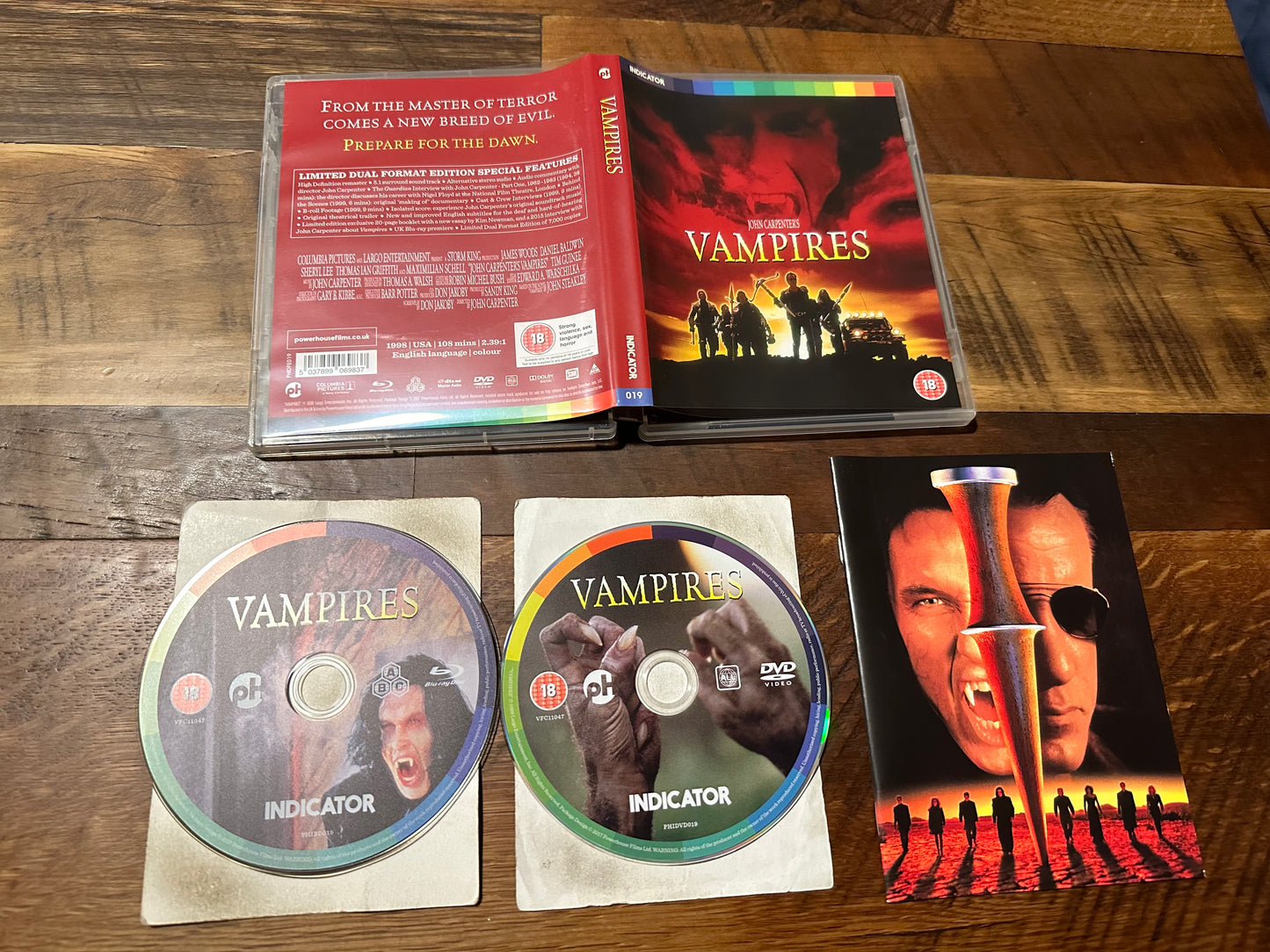 John Carpenter’s Vampires Blu ray-Indicator-Limited Ed-Booklet