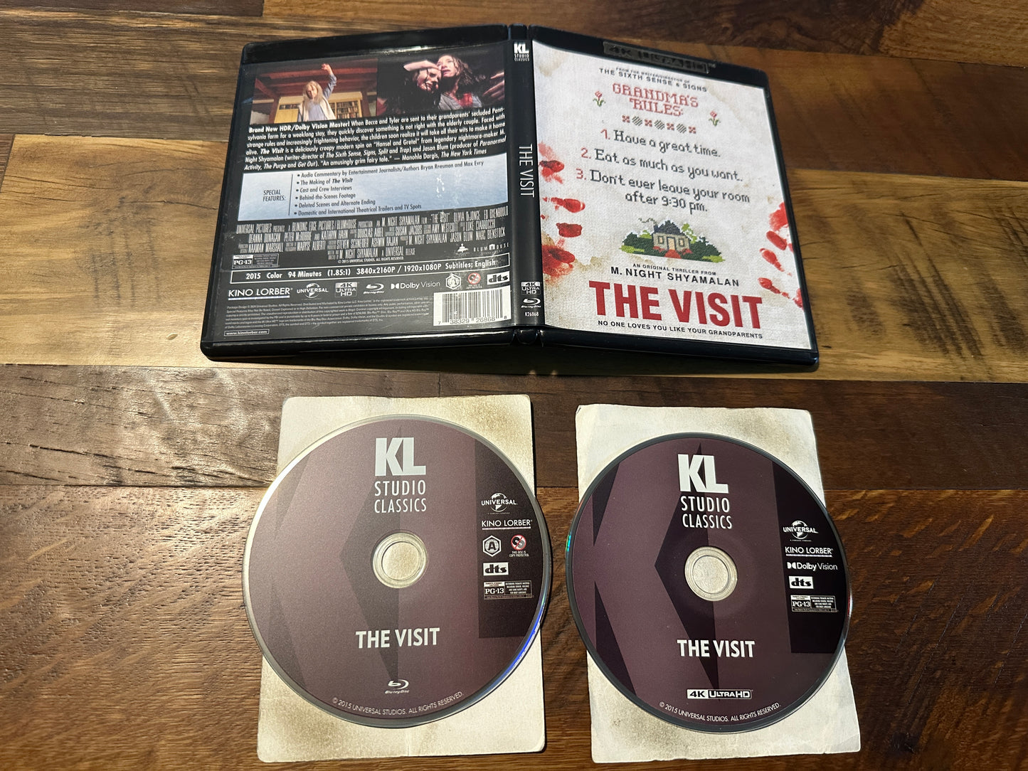 The Visit (4K Ultra HD/Blu ray, Kino Lorber, 2015 Horror, Widescreen)