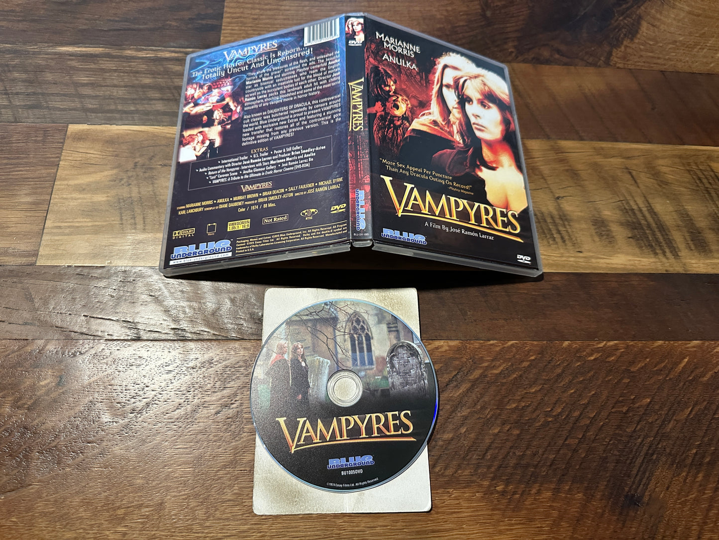 Vampyros (DVD, Blue Underground, 70’s Horror, Widescreen)