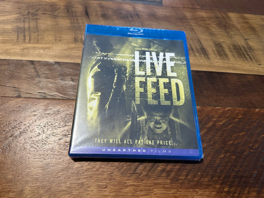 Live Feed (Blu ray, Unearthed Films, Ryan Nicholson Horror, NEW)