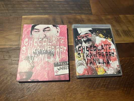Chocolate Strawberry Vanilla Blu ray-Terror Vision-2009 Classic-Slipcover-NEW