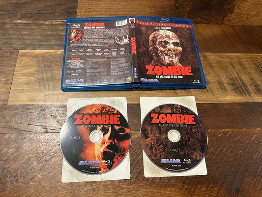 Zombie Blu ray-Blue Underground-2 Disc Ultimate Edition-