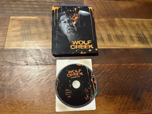 Wolf Creek Blu ray-Steelbook-Lionsgate-Widescreen-No Digital-