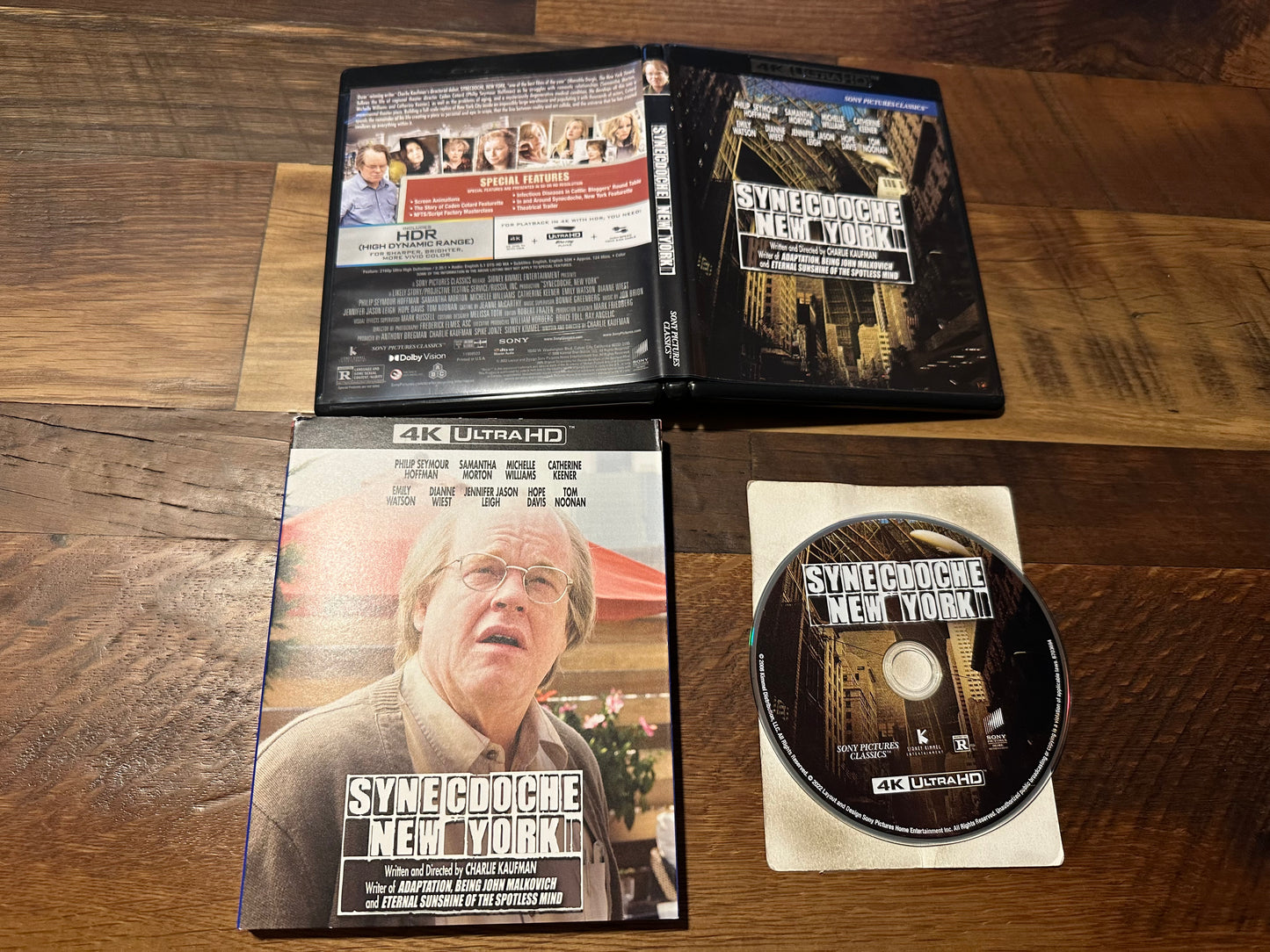 Synecdoche New York 4K Ultra HD-Sony Pictures-Slipcover-