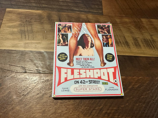 Fleshpot Blu ray-Vinegar Syndrome-Slipcover-Classic Sleaze-Sealed