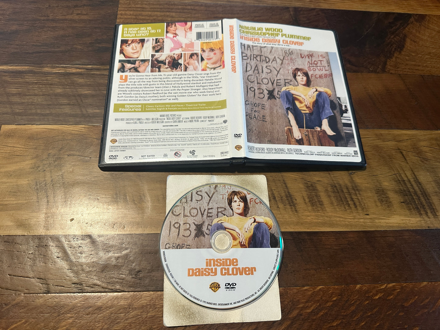 Inside Daisy Clover (DVD, Warner Bros, 60’s Classic, Widescreen)
