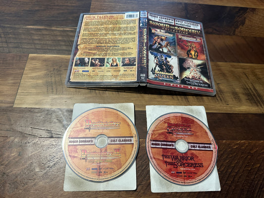 Deathstalker 1 And 2 Barbarian Queen  DVD-Shout Factory-Roger Corman Cult Classic