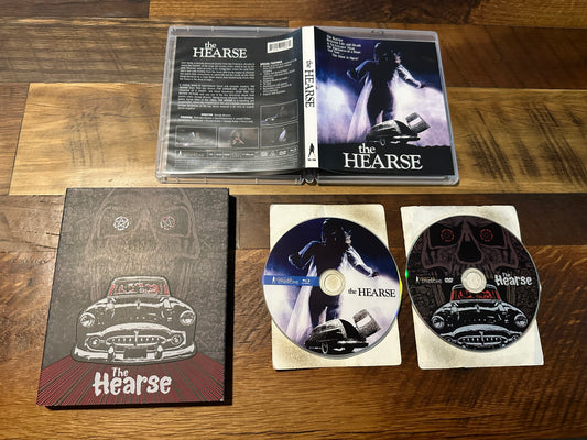 The Hearse (Blu ray/DVD, Vinegar Syndrome, OG Slipcover, 80’s Horror, 2 Disc)