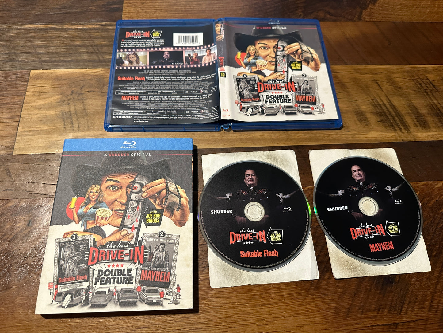 The Last Drive In Double Feature (Blu ray, Joe Bob Briggs, Slipcover)
