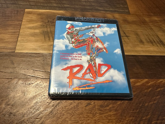 Rad 4K Ultra HD/Blu ray-Vinegar Syndrome-80’s Classic-NEW/Sealed