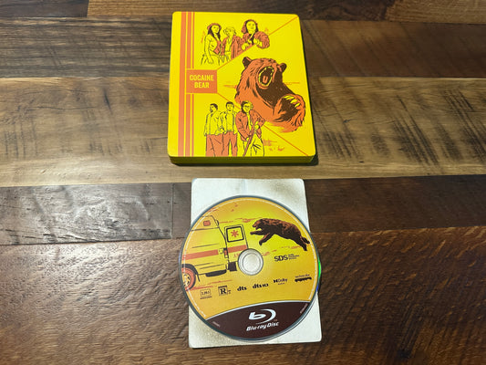 Cocaine Bear (Blu ray ONLY, Universal, Steelbook, Widescreen, No Digital)