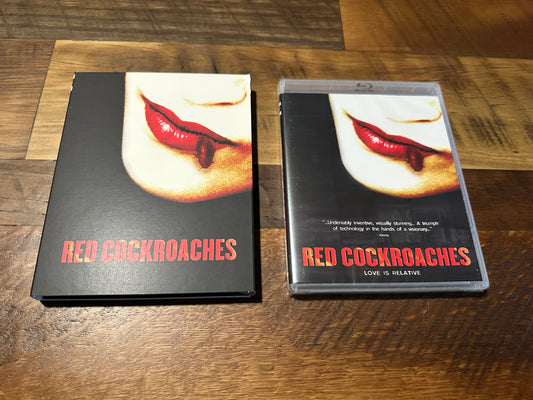 Red Cockroaches (Blu ray, Vinegar Syndrome Partner Label, Slipcover, NEW)