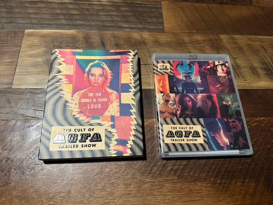 The Cult Of AGFA Trailer Show (Blu ray, Slipcover, Vinegar Partner Label, NEW)