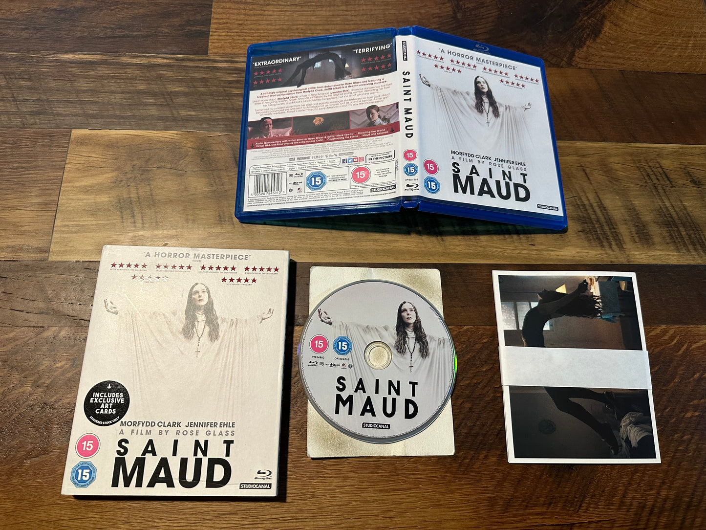 Saint Maud Blu ray-StudioCanal-Slipcover-Exclusive Art Cards-Region B