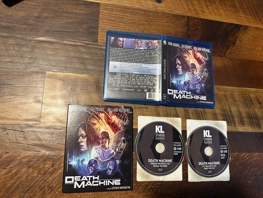 Death Machine (Blu ray, Kino Lorber, 90's Horror Classic, Rare Slipcover)