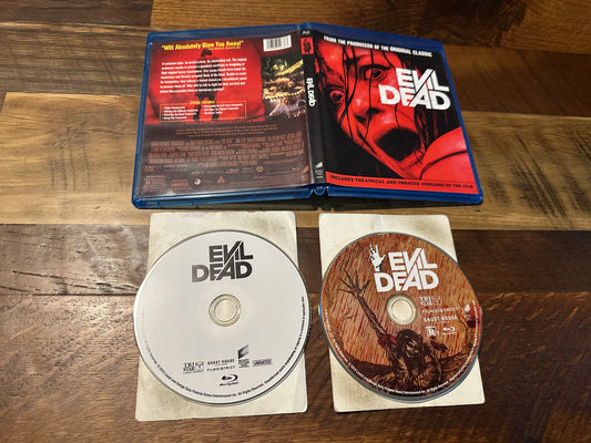 Evil Dead 2018 Blu ray-Includes 2 Versions-Sony Pictures-2 Disc-Widescreen