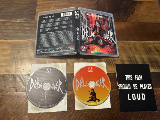 The Driller Killer Blu ray/DVD-Arrow Video-Booklet-70’s Horror-