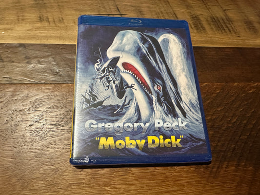 Moby Dick (Blu ray, MGM, Gregory Peck 50’s Classic, Widescreen, NEW)