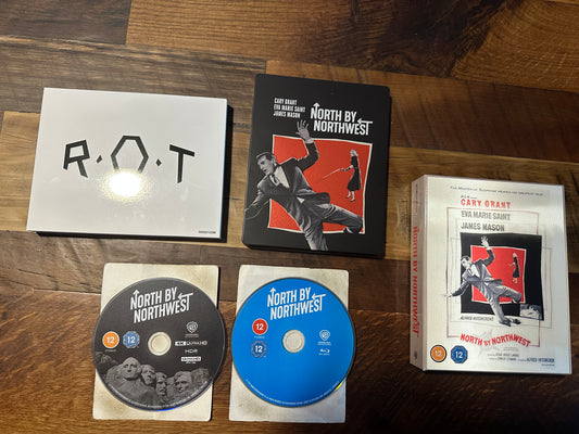 North By Northwest (4K Ultra HD, Lenticular Box, Euro Import, Steelbook, Rare)