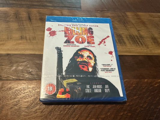 Killing Zoe (Blu ray, Fremantle Media, Region B, 90’s Classic, NEW)