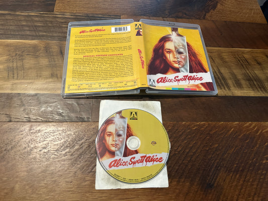Alice, Sweet Slice Blu ray-Arrow Video-Special Edition-70’s Horror-