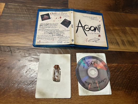 Agoni (Blu ray, Dead Vision, Convention Exclusive, Only 25 Made, Signed)
