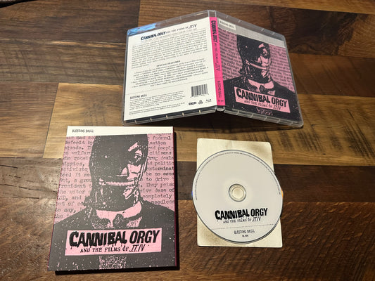 Cannibal Orgy And the Films Of J.T. IV Blu ray-Vinegar Syndrome Partner Label-Slipcover