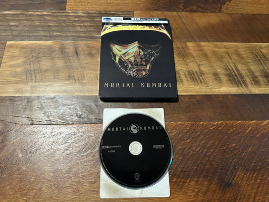Mortal Kombat (4k Ultra HD, Steelbook, Warner Bros, 2 Disc, No Digital)