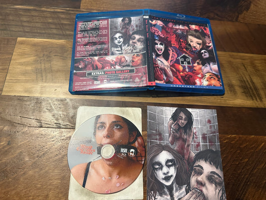 Blood Corrodes Inside Trilogy Blu ray-Too Extreme For Mainstream-Signed-3 Short Films