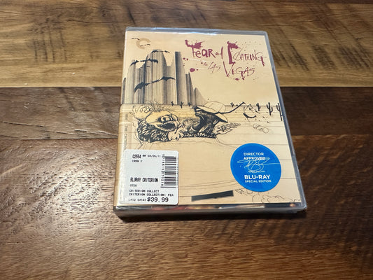 Fear and Loathing In Las Vegas (Blu ray, Criterion Collection, 90’s Classic, NEW)