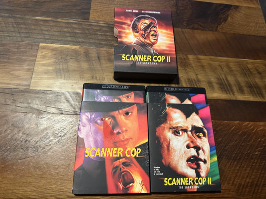 Scanner Cop 1 & 2 Boxset 4K Ultra HD-Vinegar Syndrome-Slipcovers-Classic
