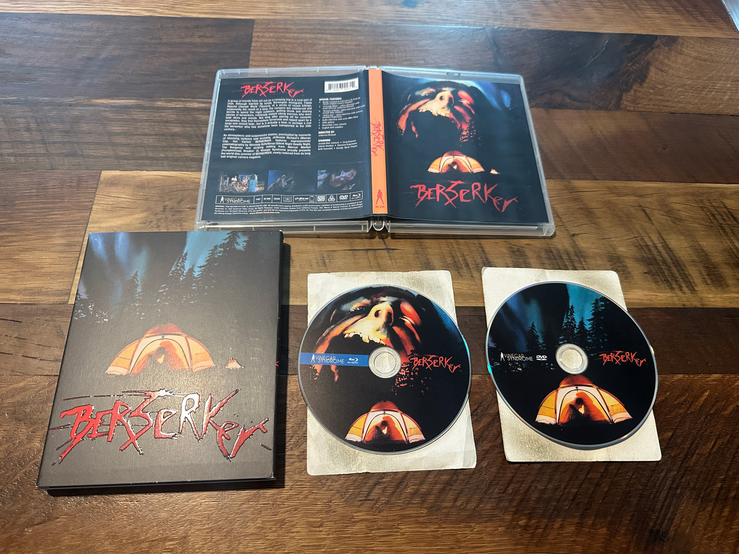 Berserker (Blu ray, Vinegar Syndrome,OOP Slipcover, 80's Horror)