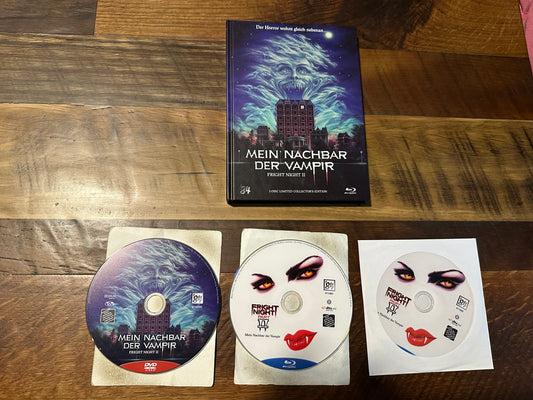 Fright Night II (Blu ray/DVD, Mediabook, 84 Entertainment, Reg B, 2000 Made)
