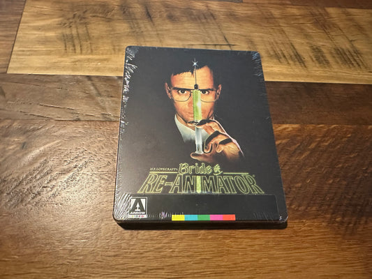 Bride of the Re-Animator Blu ray-Arrow Video-2 Disc-Steelbook-NEW-
