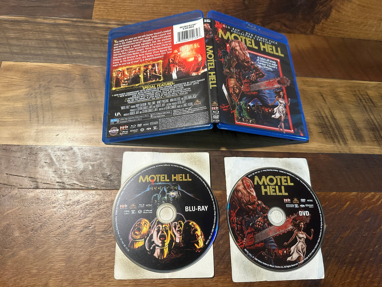 Motel Hell (Blu ray/DVD, Scream Factory, 80’s Horror, Collector’s Ed)