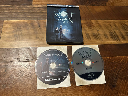 Wolf Man 2025 4K Ultra HD/Blu ray-Universal-Steelbook-No Digital-